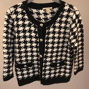 Forever 21 houndstooth cardigan